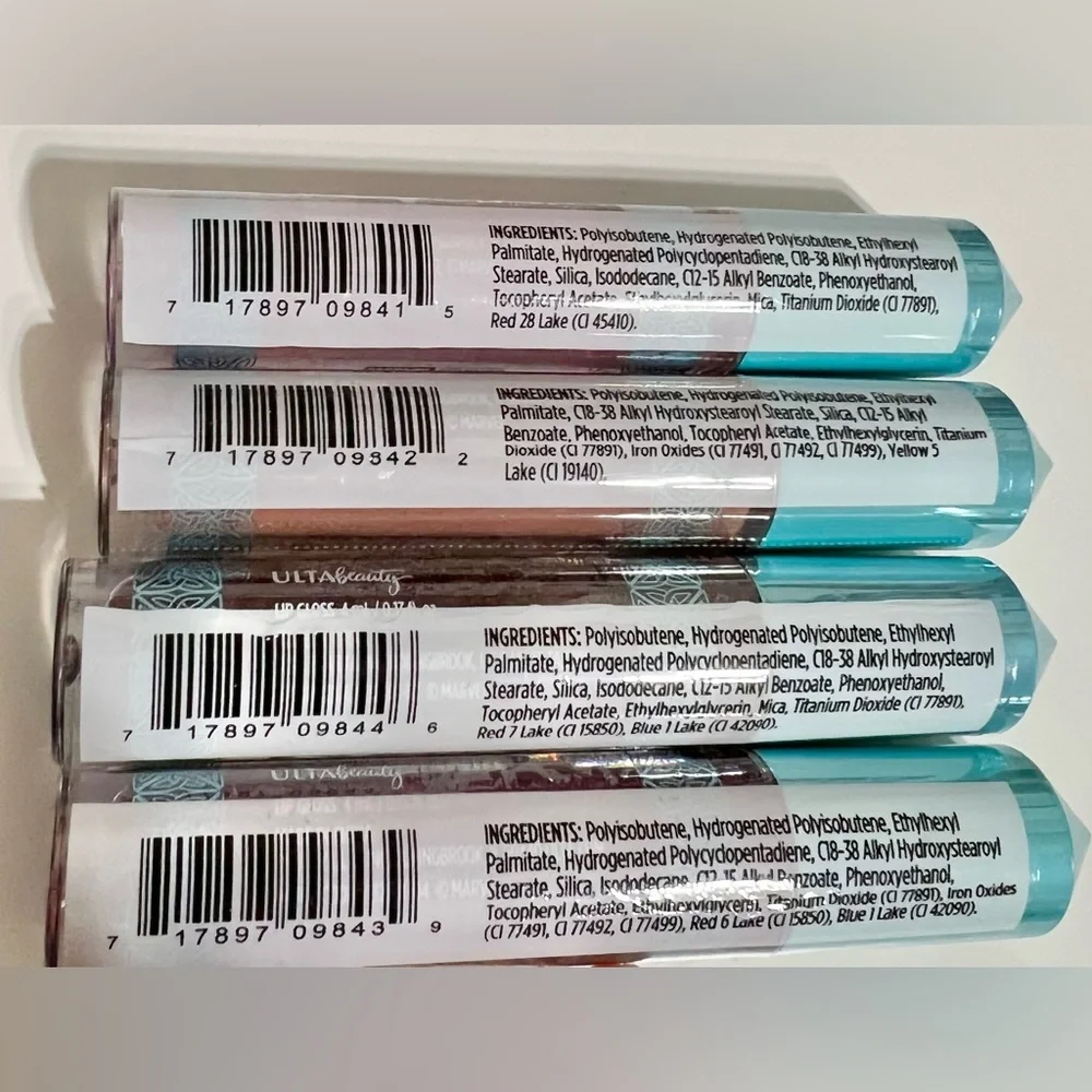 Ulta Beauty x Thor Love & Thunder Lip Gloss Set of 4 Marvel